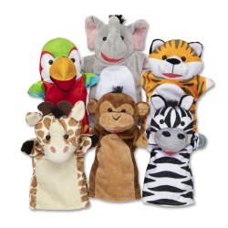 Marionnettes à mains - Les amis du Safari